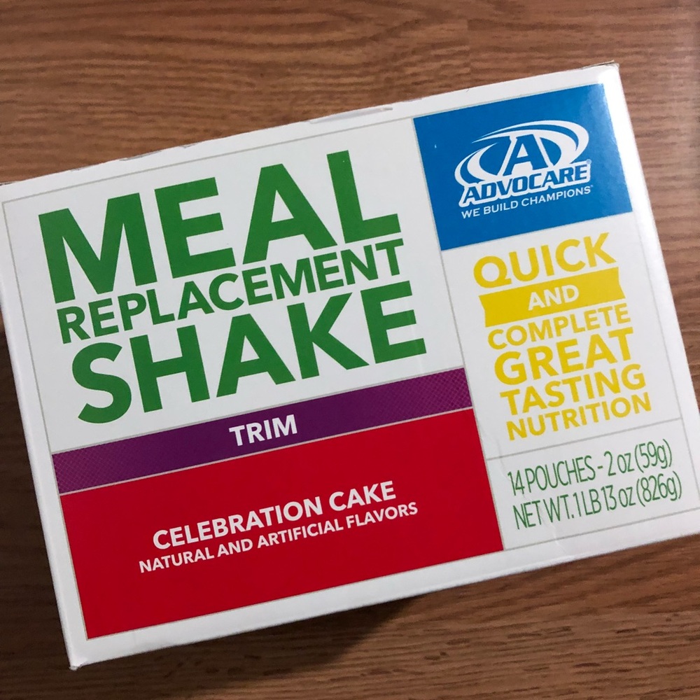 ADVOCARE celebration cake Replacement shakes